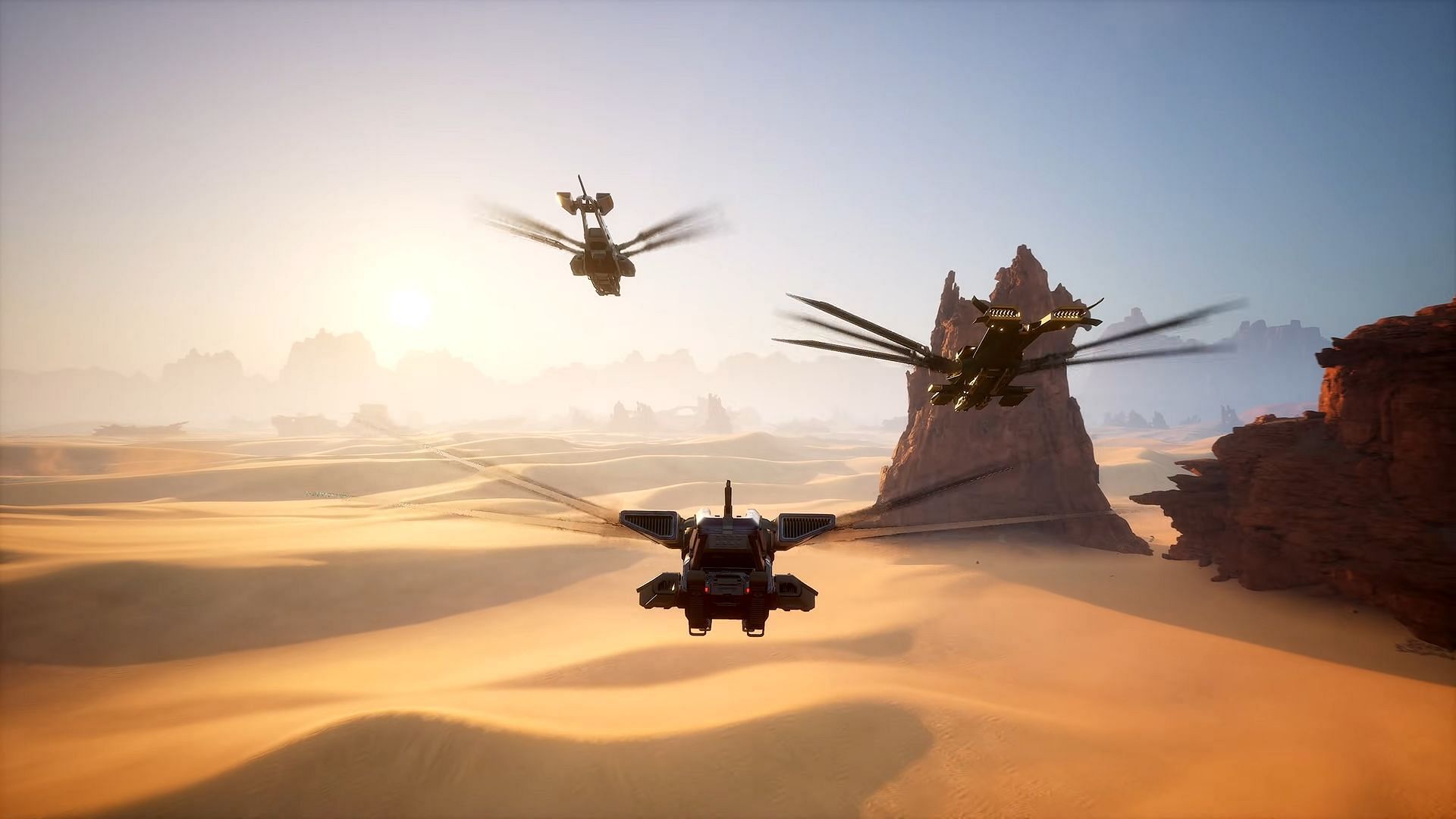 The Deep Desert is the ultimate PvP zone (Image via Funcom)